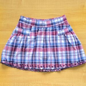 4/$25 OshKosh Plaid Skirt